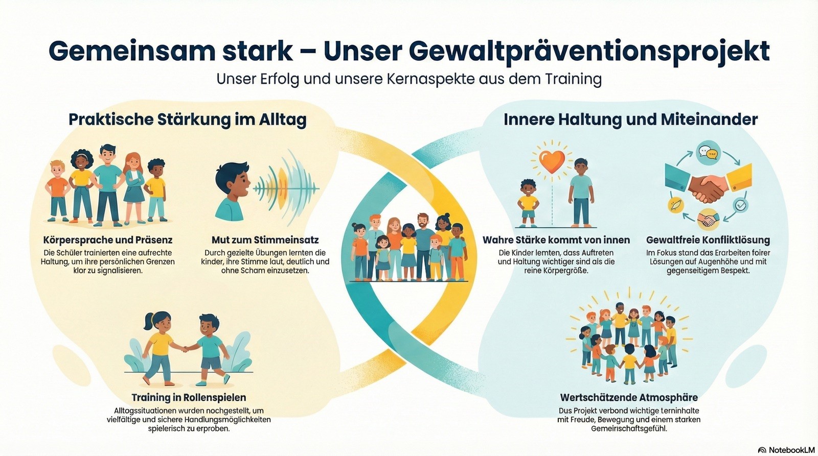 Gemeinsam stark – Gewaltpräventionsprojekt an unserer Schule